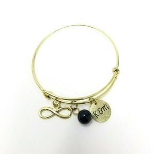 Bracelet Adjustable Bangle Infinity Charm K&M